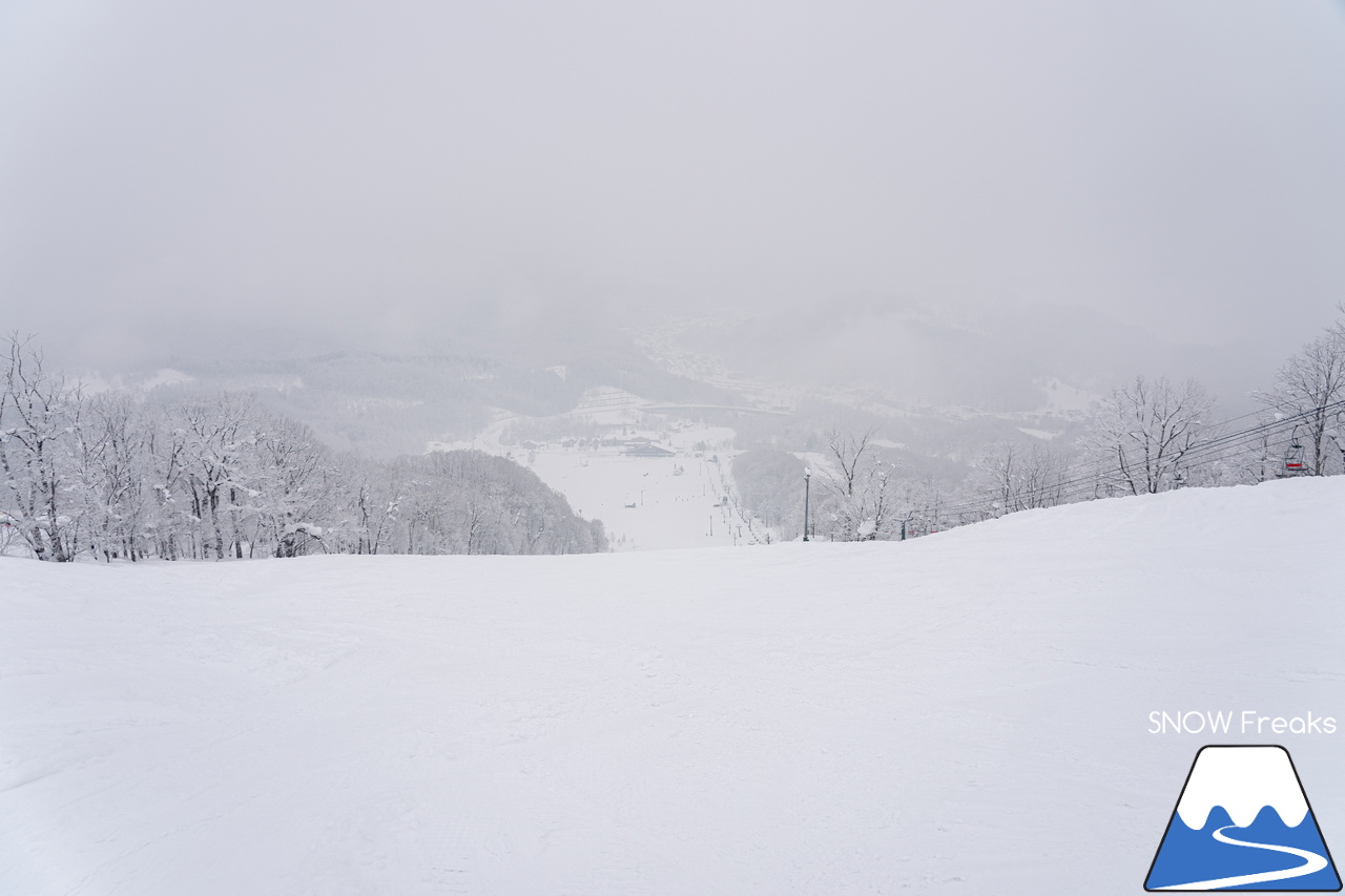 かもい岳国際スキー場｜今シーズン誕生した『山道コース』で、４年ぶりに西ゲレンデへ！懐かしい景色の復活に心弾む１日！